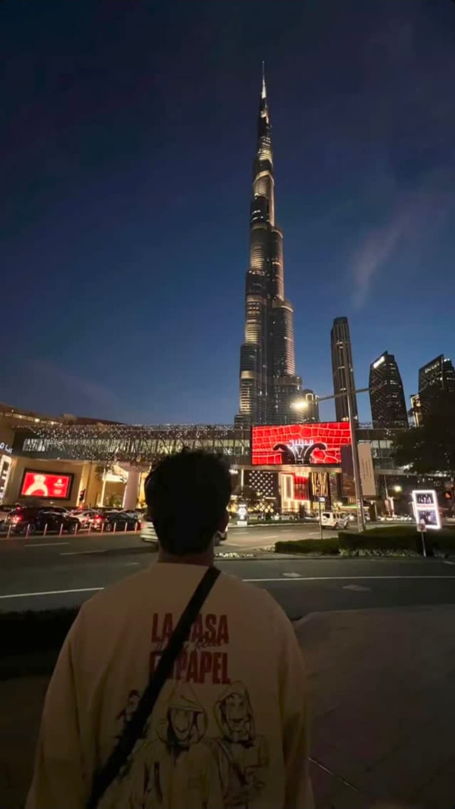 Patrick Delizo at the Burj Khalifa, Dubai